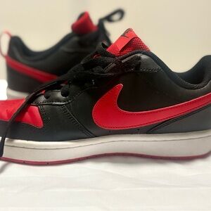 Nike Court Borough Low 2 'Bred' - Black/Red